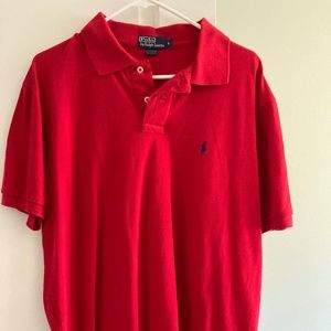 Polo by Ralph Lauren - red 3 button polo - Men's size large